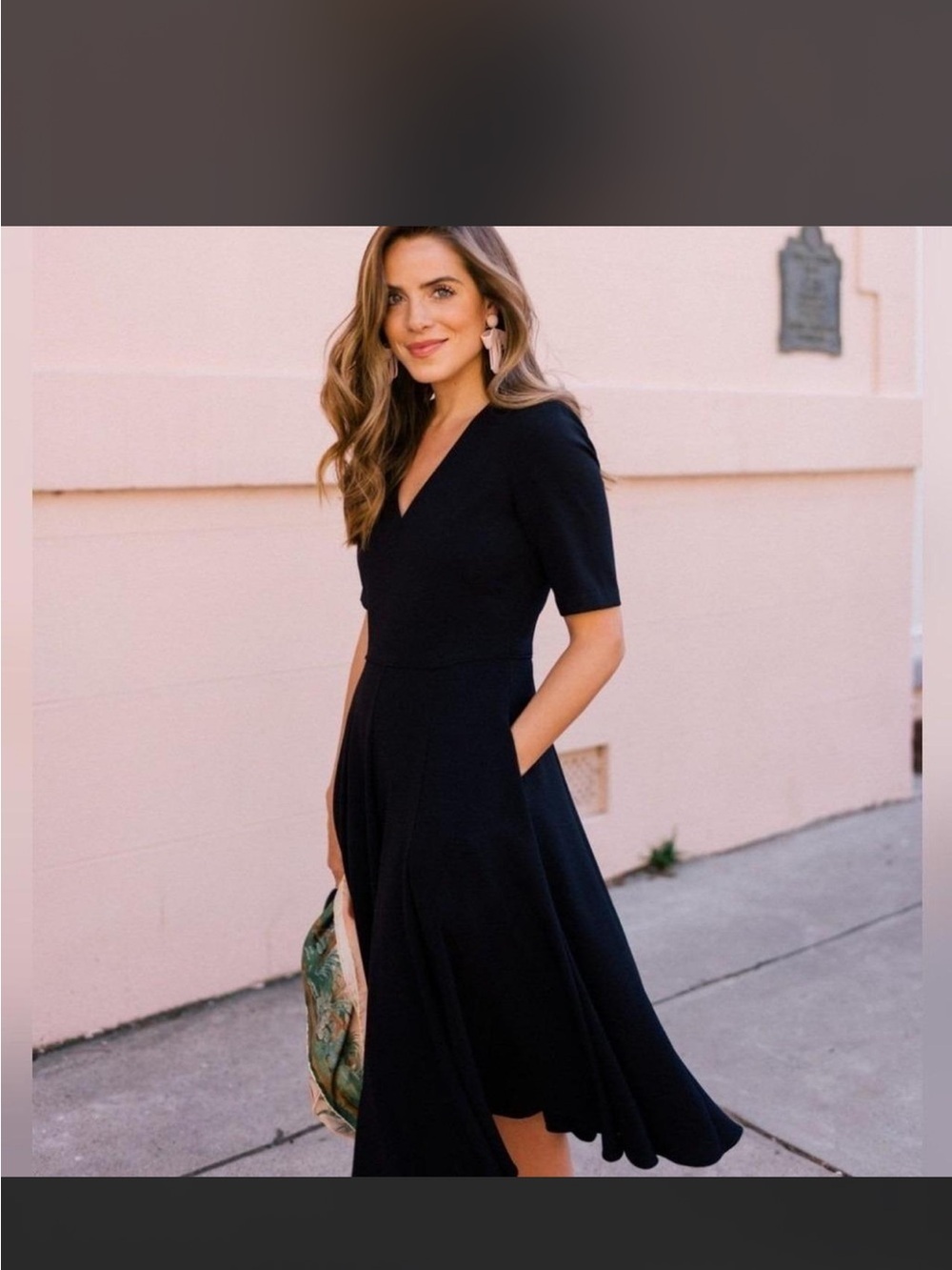 Gal Meets Glam Edith City midi dress NWT size 4 - Picture 2 of 9